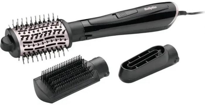 Фен-щітка Babyliss Style Smooth, 1000Вт, 2 режими, іоніз-я, хол. обдув, кераміка, чорний