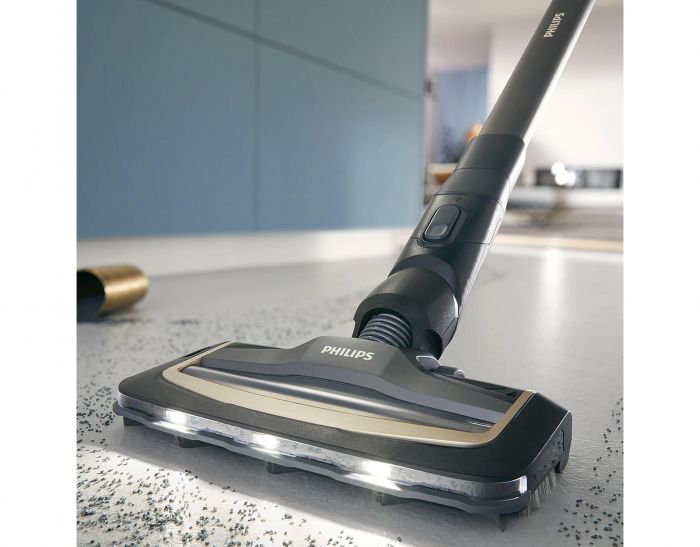 Пилосос Philips безпровідний AquaTrio, вологе прибирання, конт пил -0.42л, автон. робота до 25хв, PowerCyclone Aqua, чорний