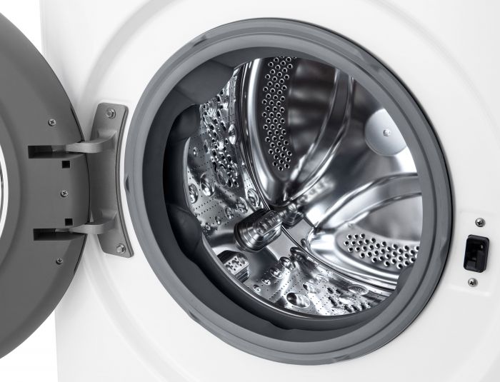 Пральна машина LG фронтальна, 11кг, 1400, A, 57см, дисплей, пара, інвертор, білий