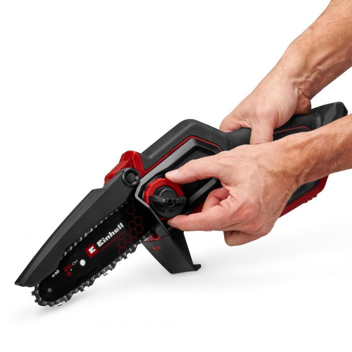 Пила ланцюгова акумуляторна Einhell GP-PS 18/20 Li BL - Solo безщіткова 18В шина 192мм різ 150мм 8м/с 1.38кг без АКБ та ЗП