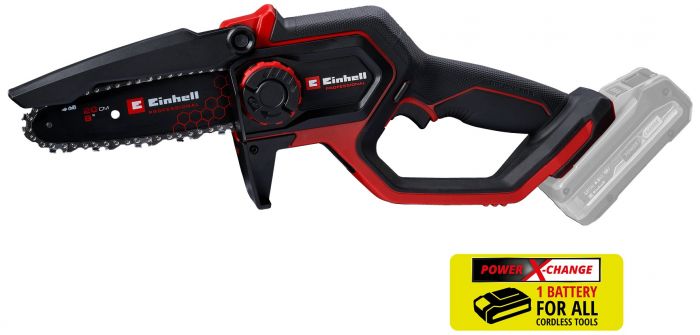 Пила ланцюгова акумуляторна Einhell GP-PS 18/20 Li BL - Solo безщіткова 18В шина 192мм різ 150мм 8м/с 1.38кг без АКБ та ЗП
