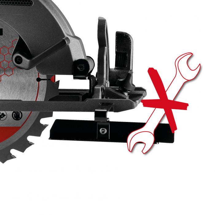 Пила дискова акумуляторна Einhell TP-CS 18/165 Li BL-Solo 18В 4200об/хв 165х20мм 2.9кг без АКБ та ЗП