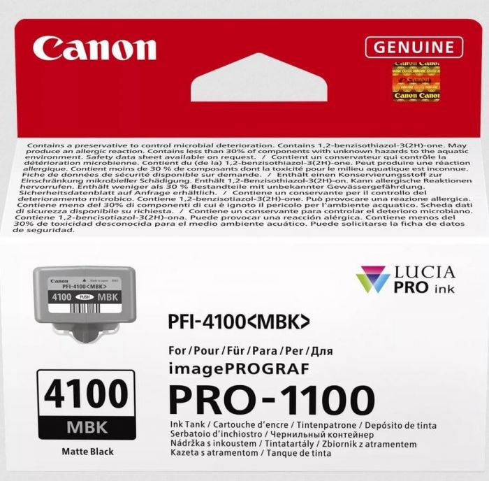 Картридж Canon PFI-4100 imagePROGRAF PRO-1100 Matte Black
