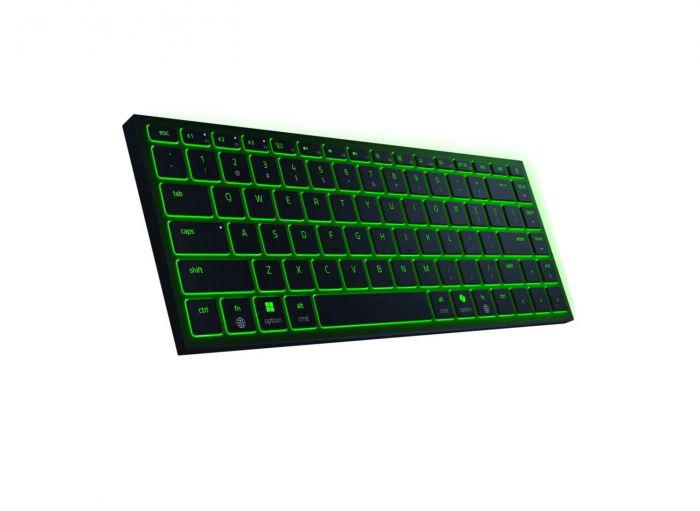Клавіатура Razer Joro Ultra Low-Profile, 86key, BT, EN, RGB, чорний