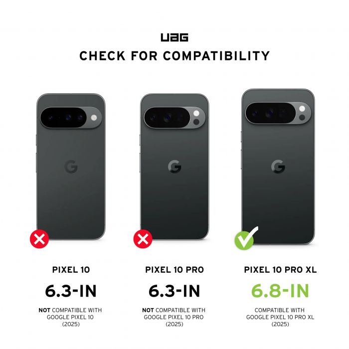 Чохол UAG для Google Pixel 10 Pro XL, Pathfinder Clear MagSafe, Ash