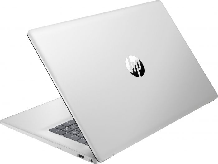 Ноутбук HP 17-cn3036ua 17.3" FHD IPS AG, Intel i5-1334U, 16GB, F512GB, UMA, DOS, сріблястий