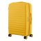 Набір валіз 2E, Aero, поліпропілен, (M+S), TSA, 4 колеса, EXP, бурштиново-жовтий