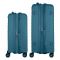 Набір валіз 2E, Aero, поліпропілен, (M+S), TSA, 4 колеса, EXP, синій
