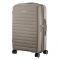 Набір валіз 2E, Aero, поліпропілен, (M+S), TSA, 4 колеса, EXP, сіро-коричневий