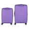 Набір валіз 2E, Aero, поліпропілен, (M+S), TSA, 4 колеса, EXP, лавандовий