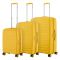 Набір валіз 2E, Aero, поліпропілен, (L+M+S), TSA, 4 колеса, EXP, бурштиново-жовтий