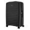 Набір валіз 2E, Aero, поліпропілен, (L+M+S), TSA, 4 колеса, EXP, чорний