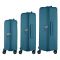 Набір валіз 2E, Aero, поліпропілен, (L+M+S), TSA, 4 колеса, EXP, синій