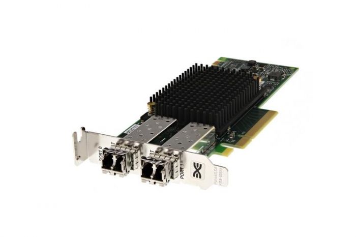 Контролер Dell EMC Emulex LPE 31002 Dual Port 16Gb Fibre Channel HBA, PCIe Low Profile
