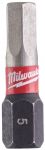 Біти Milwaukee Shockwave, Hex5х25мм, набір 2шт