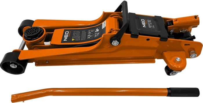 Домкрат Neo Tools, гідравлічний підкатний 2.5т, 85-385мм