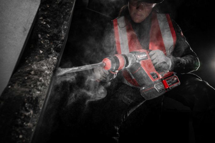 Молоток відбійний акумуляторний Einhell TP-DH 18/4 Li BL - Solo 18Вт 4Дж 4600уд/хв 2.88кг без АКБ та ЗП