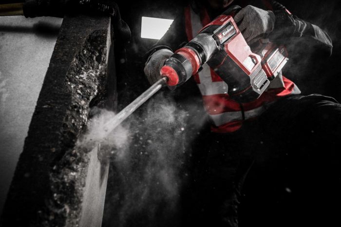 Молоток відбійний акумуляторний Einhell TP-DH 18/4 Li BL - Solo 18Вт 4Дж 4600уд/хв 2.88кг без АКБ та ЗП