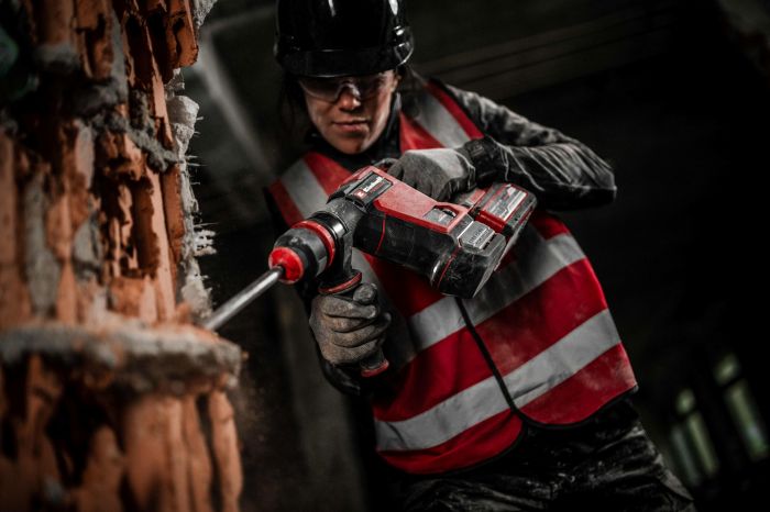 Молоток відбійний акумуляторний Einhell TP-DH 18/4 Li BL - Solo 18Вт 4Дж 4600уд/хв 2.88кг без АКБ та ЗП