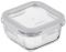 Контейнер для зберігання харчових продуктів Ardesto Gemini 0.31л, боросилікатне скло, пластик, квадратний, прозорий
