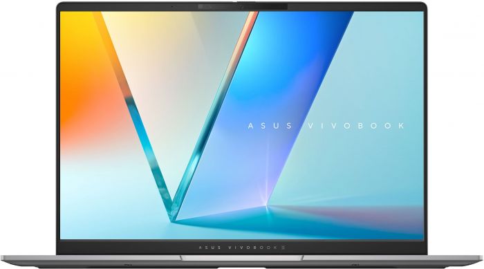 Ноутбук ASUS Vivobook S 14 M5406KA-SF150 14" FHD OLED, AMD AI 5 340, 16GB, F512GB, UMA, NoOS, Сріблястий