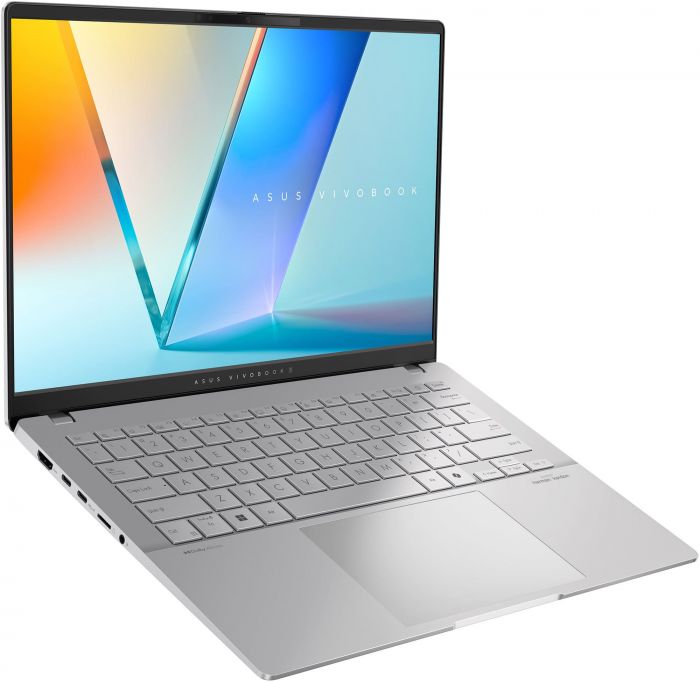 Ноутбук ASUS Vivobook S 14 M5406KA-SF150 14" FHD OLED, AMD AI 5 340, 16GB, F512GB, UMA, NoOS, Сріблястий