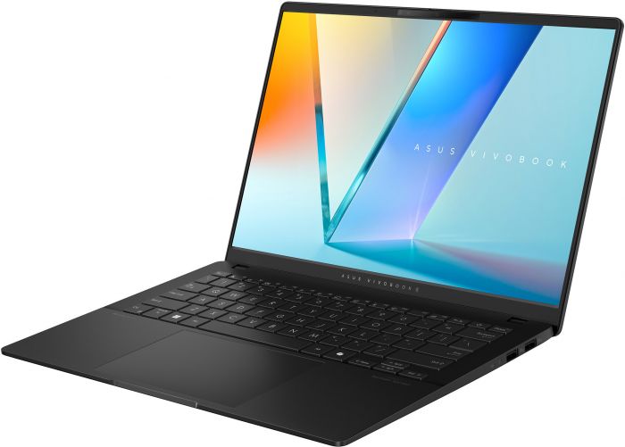 Ноутбук ASUS Vivobook S 14 M5406KA-SF149 14" FHD OLED, AMD AI 5 340, 16GB, F512GB, UMA, NoOS, Чорний