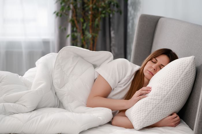 Подушка ортопедична Ardesto Sleepwell, 40х60см, прямокутна, піна меморі, білий