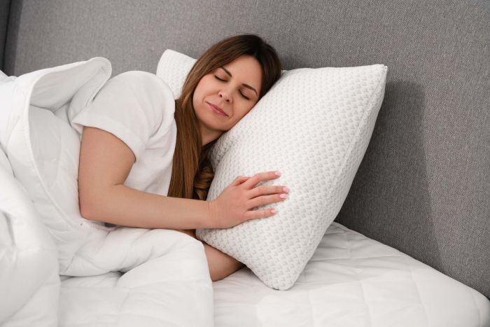 Подушка ортопедична Ardesto Sleepwell, 40х60см, прямокутна, піна меморі, білий