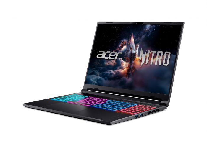 Ноутбук Acer Nitro V 16S ANV16S-71 16" WQXGA IPS, Intel 9-270H, 32GB, F1TB, NVD5070-8, Lin, чорний
