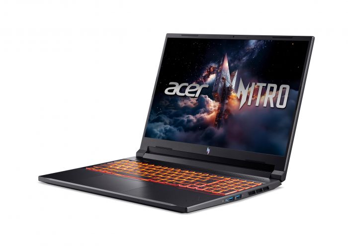 Ноутбук Acer Nitro V 16 ANV16-72 16" WQXGA IPS, Intel 9-270H, 32GB, F1TB, NVD5070-8, Lin, чорний