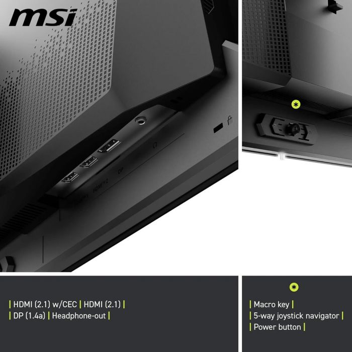 Монітор MSI 26.5" MAG 271QP-QD-X24 2xHDMI, DP, Audio, OLED, 2560x1440, 240Hz, 0.03ms, DCI-P3 99%, AdaptiveSync, HAS, HDR400