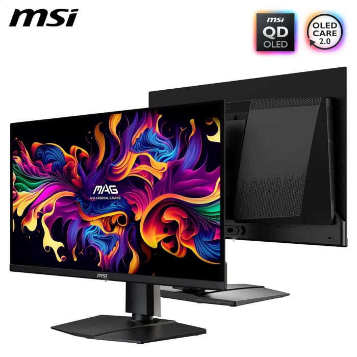 Монітор MSI 26.5" MAG 271QP-QD-X24 2xHDMI, DP, Audio, OLED, 2560x1440, 240Hz, 0.03ms, DCI-P3 99%, AdaptiveSync, HAS, HDR400