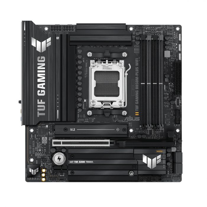 Материнcька плата ASUS TUF GAMING B850M-PLUS WIFI7 sAM5 B850 4xDDR5 M.2 HDMI DP Wi-Fi BT mATX