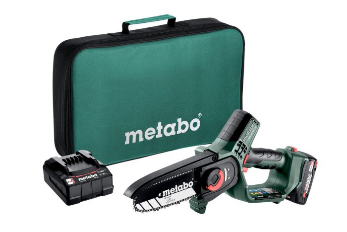 Пила ланцюгова акумуляторна Metabo MS 18 LTX 15 18В 1х2А·год шина 15см 5м/сек 2кг