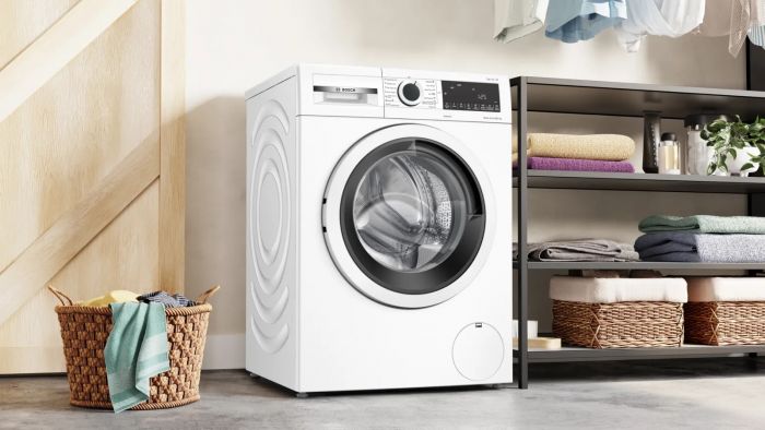 Прально-сушильна машина Bosch фронтальна, 8(5)кг, 1400, E, 59см, дисплей, білий