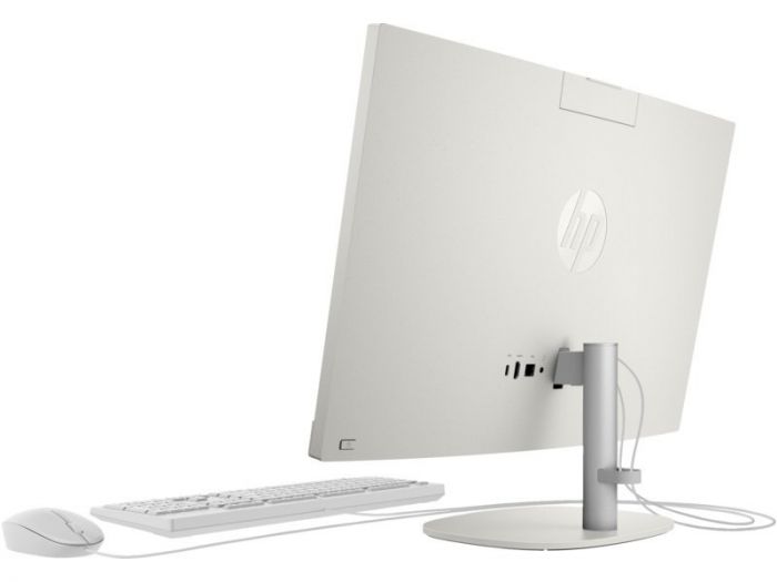 Комп'ютер персональний моноблок HP 240-G10 23.8" FHD IPS AG, Intel i3-N300, 16GB, F512GB, UMA, WiFi, кл+м, 3р, DOS, білий