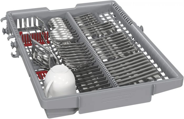 Посудомийна машина Bosch вбудована, 10компл., D, 45см, дисплей, 3й кошик, білий