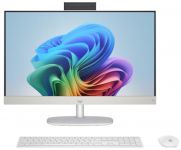Комп'ютер персональний моноблок HP All-in-One 27" FHD IPS AG, AMD R7-350 AI, 32GB, F2TB, UMA, WiFi, кл+м, Win11, білий