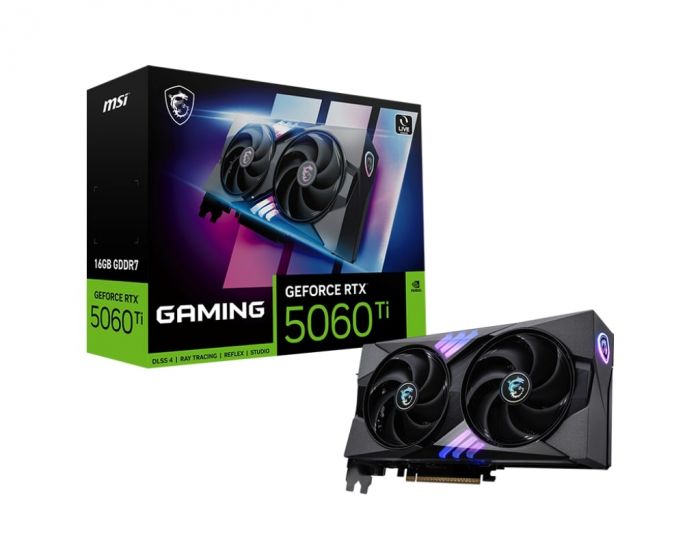 Відеокарта MSI GeForce RTX 5060 Ti 16GB GDDR7 GAMING OC