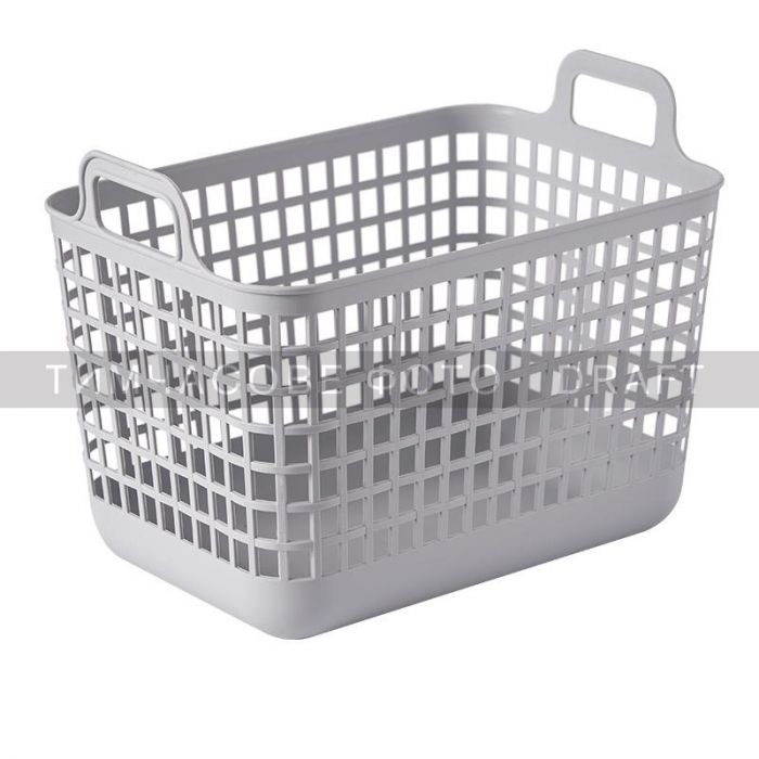 Кошик для зберігання Ardesto 33x22.5x25.2см, 12.5л, пластик PP, cірий