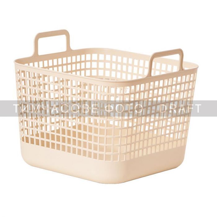 Кошик для зберігання Ardesto 39x37x34.5см, 34л, пластик PP, бежевий