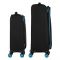 Набір валіз 2E, Trek, (M+S), TSA, 4 колеса, + 2 рюкзаки Cabin (2E-BPET-CABIN-BK), поліестр, чорний