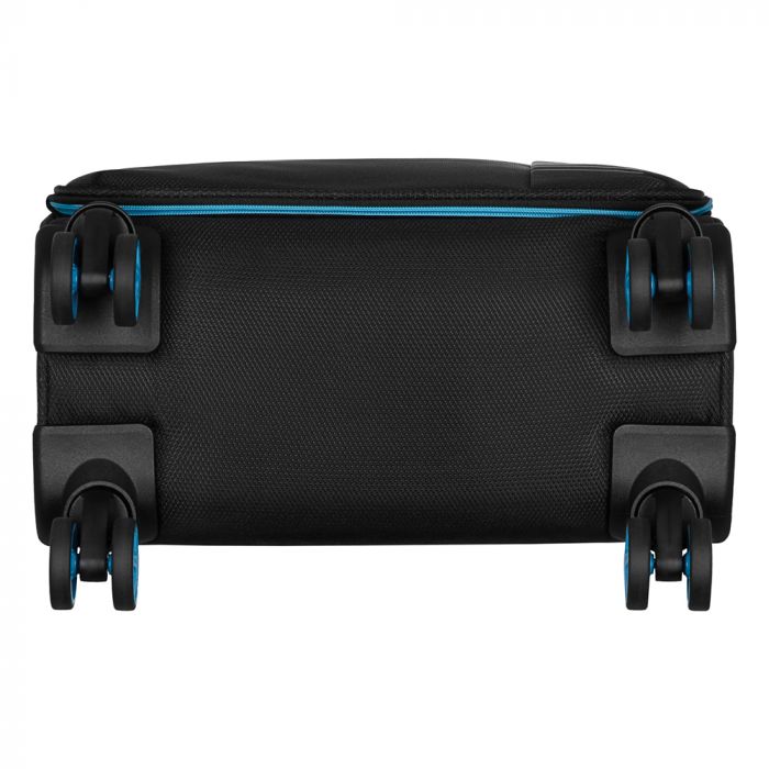 Набір валіз 2E, Trek, (M+S), TSA, 4 колеса, + 2 рюкзаки Cabin (2E-BPET-CABIN-BK), поліестр, чорний