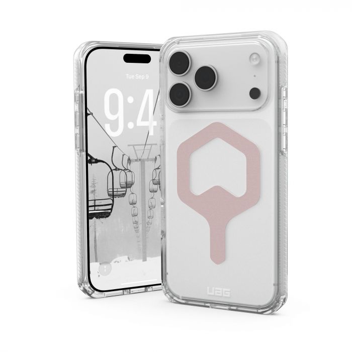 Чохол UAG для iPhone 17 Pro Max, Plyo MagSafe, Ice/Rose Gold
