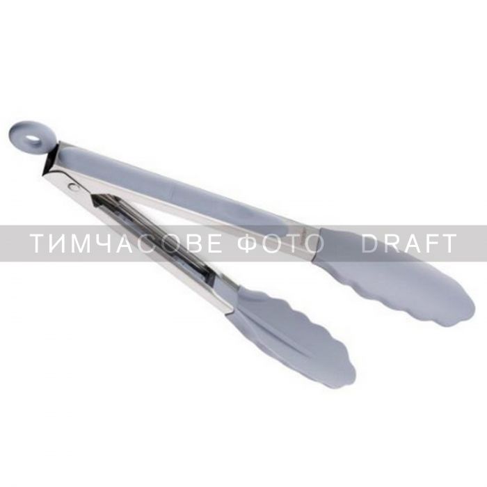 Щипці кухонні Ardesto Midori, 35см, силікон, нержавіюча сталь, сірий