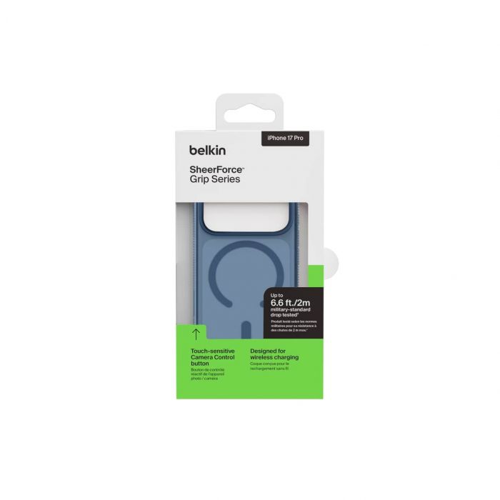 Чохол Belkin для iPhone 17 Pro, Magnetic Protective Grip, Navy