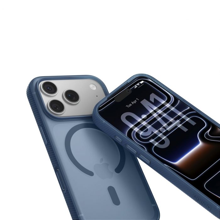 Чохол Belkin для iPhone 17 Pro, Magnetic Protective Grip, Navy