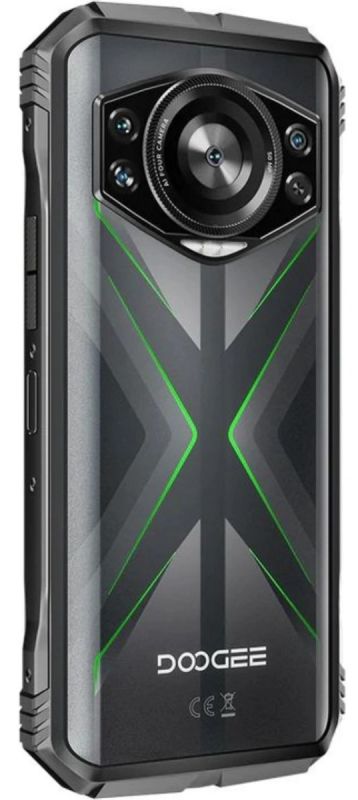 Смартфон Doogee S118 6.58" 12/512ГБ, 2SIM, 10800мА•год, чорно-зелений