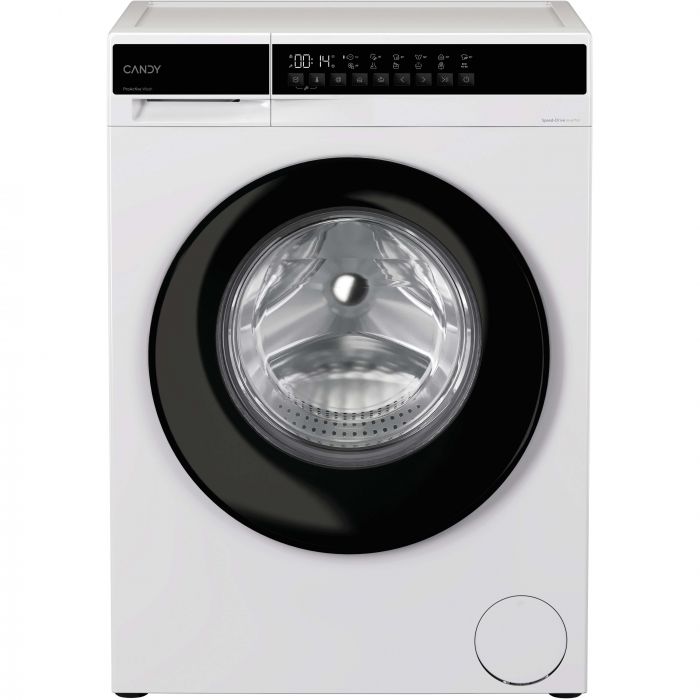 Пральна машина Candy ProWash 100 фронтальна, 7кг, 1200, A, 43.9см, дисплей, пара, інвертор, люк чорний, білий